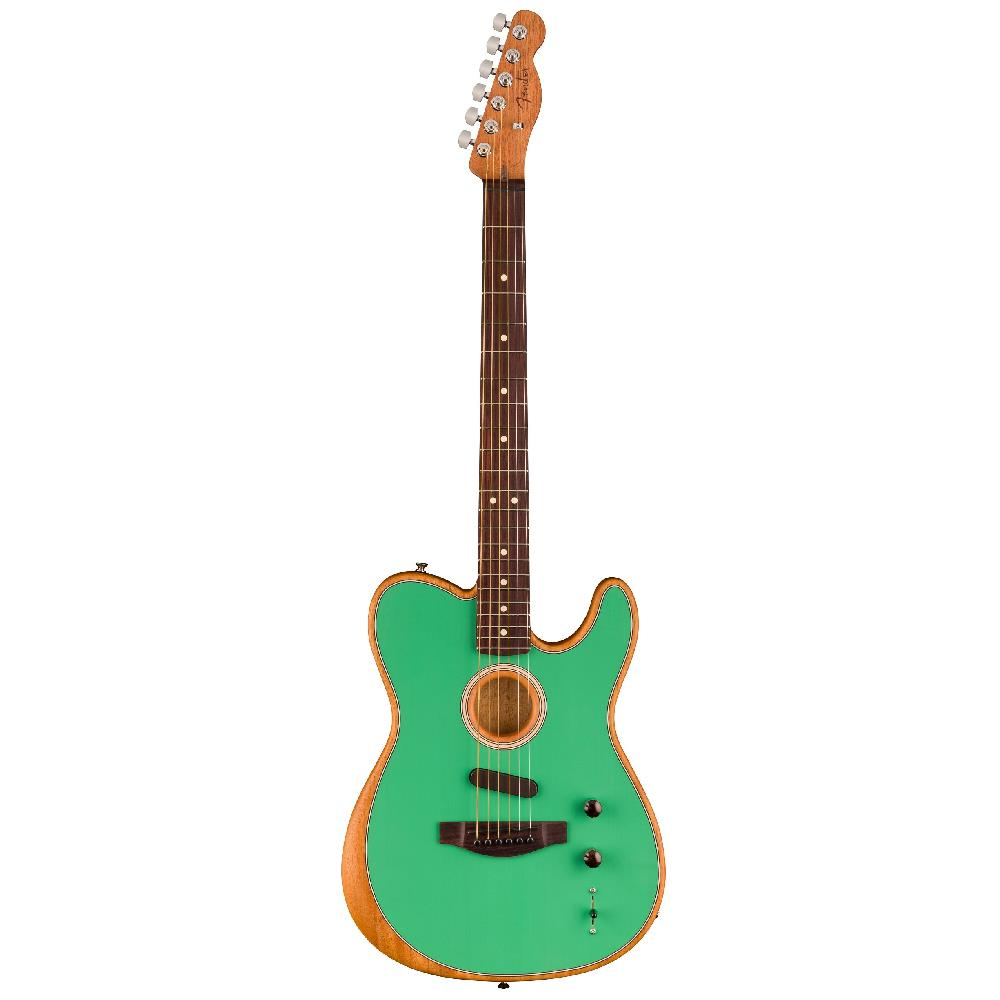 Fender Limited Edition Acoustasonic Player Telecaster Gülağacı Klavye Sea Foam Green Elektro Akustik Gitar