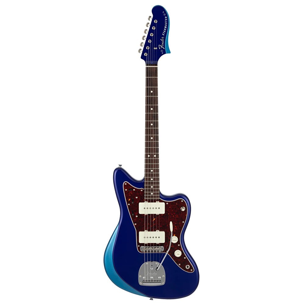 Fender Made in Japan Limited Edition Starmaster Gülağacı Klavye Jupiter Blue w/Bag Elektro Gitar