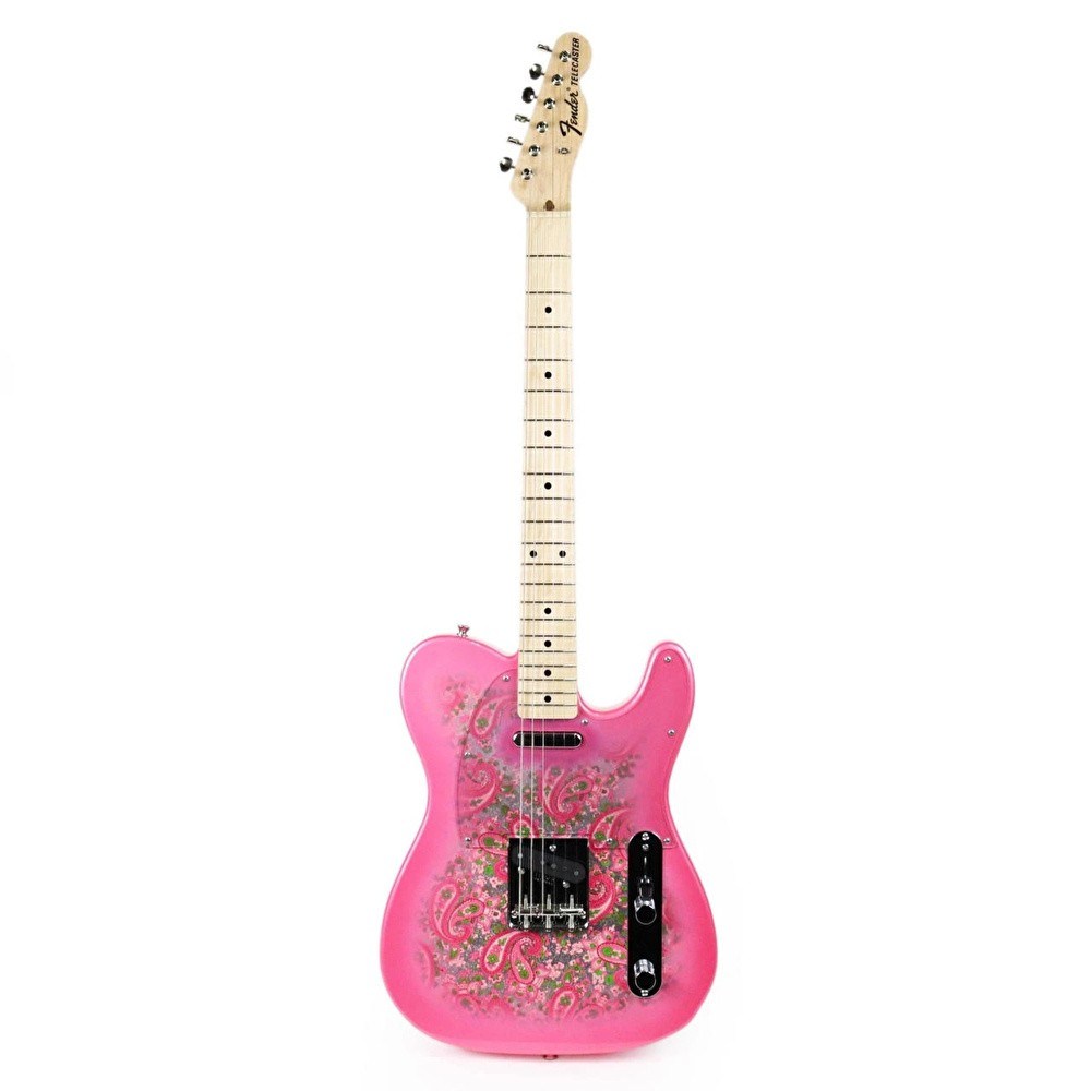 Fender Made in Japan Limited Edition Telecaster Akçaağaç Klavye Pink Paisley w/Bag Elektro Gitar