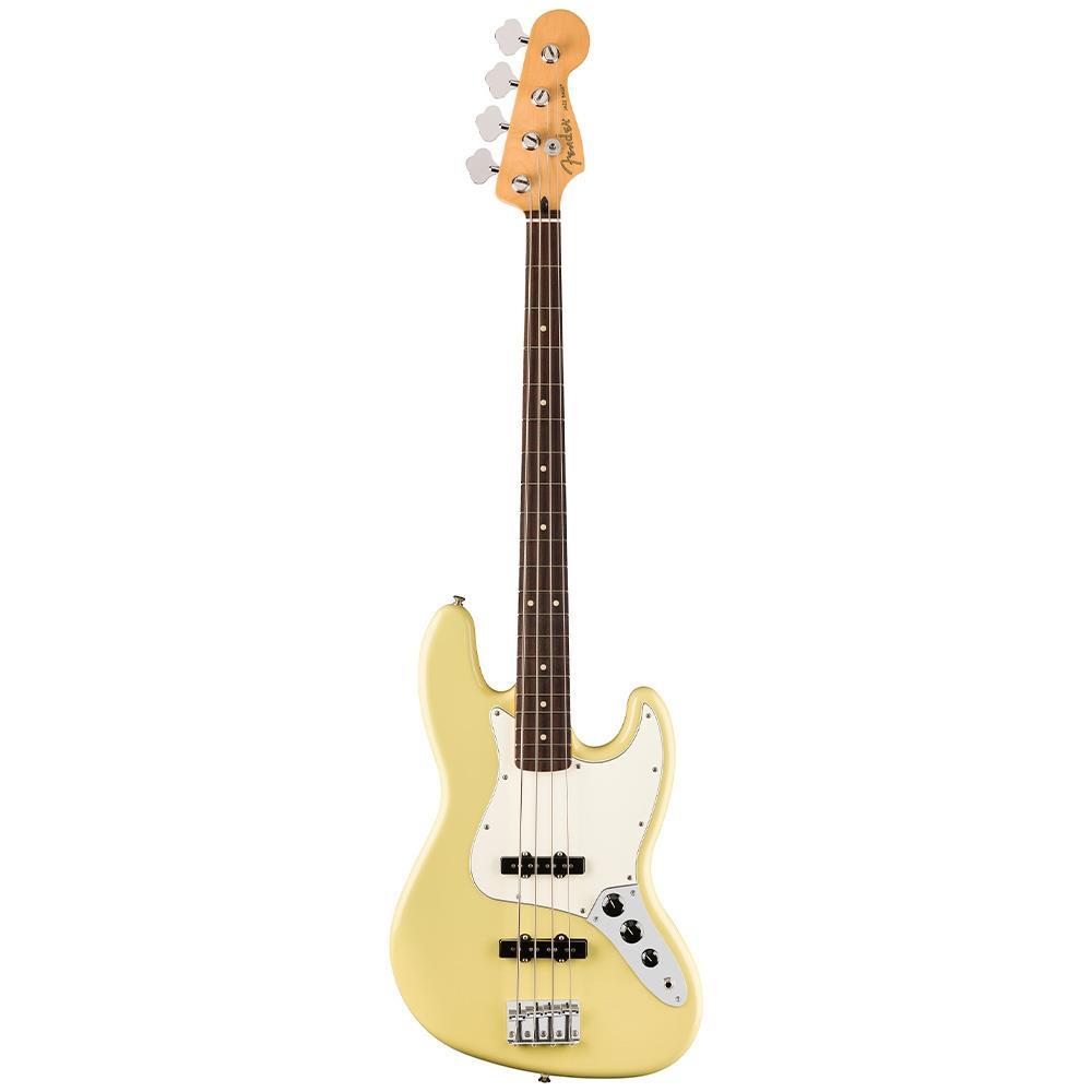 Fender Player II Jazz Bass Gülağacı Klavye Hialeah Yellow Bas Gitar