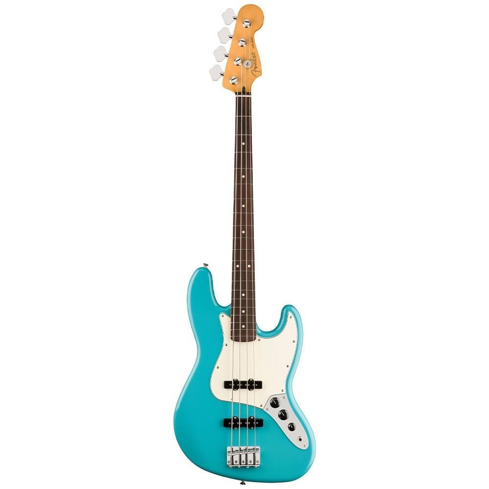 Fender Player II Jazz Bass Gülağacı Klavye Aquatone Blue Bas Gitar