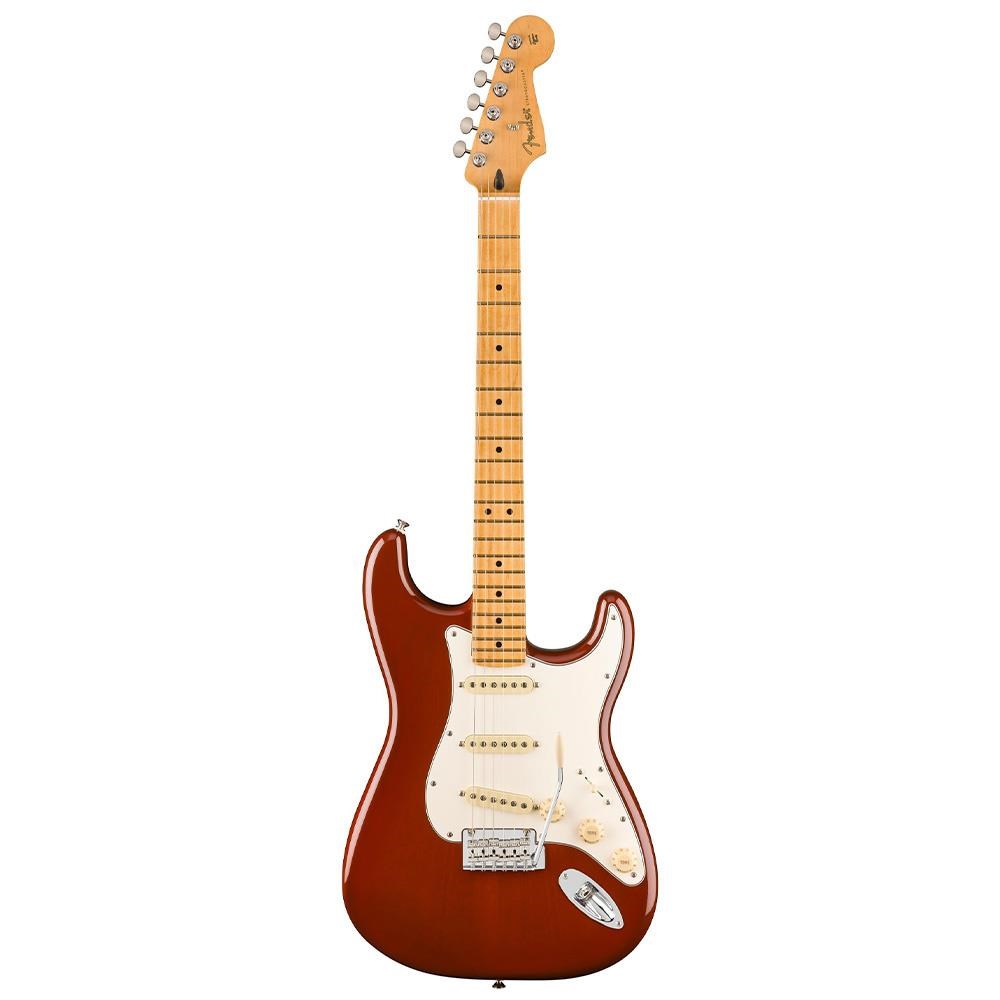 Fender Player II Stratocaster Chambered Mahogany Gövde Akçaağaç Klavye Transparent Mocha Burst Elektro Gitar