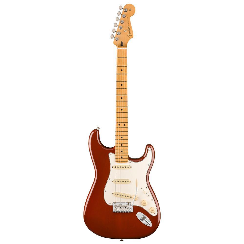 Fender Player II Stratocaster Chambered Mahogany Gövde Akçaağaç Klavye Transparent Mocha Burst Elektro Gitar