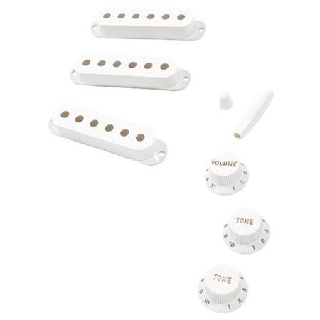 Fender Pure Vintage 50s Stratocaster Eggshell Manyetik Kapağı Aksesuar Kiti