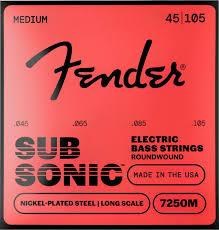Fender SubSonic 7350M Stainless Steel Long Scale 45-105 Bas Gitar Teli