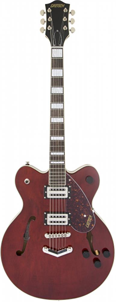 Gretsch G2622 Streamliner Center Block Double-Cut V-Stoptail Laurel Klavye BroadTron BT-2S Pickups Walnut Stain Elektro Gitar