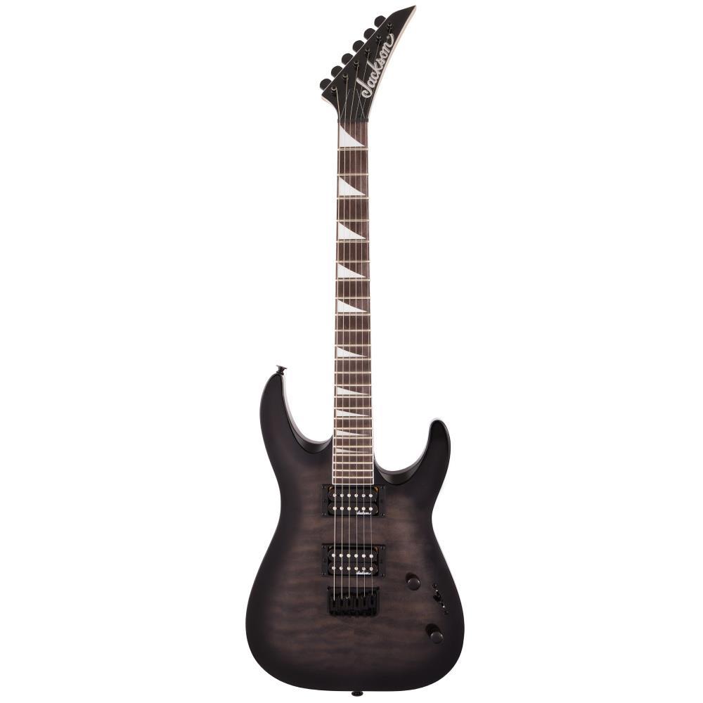 Jackson JS Dinky Arch Top JS32Q DKA HT Amaranth Klavye Transparent Black Burst Elektro Gitar