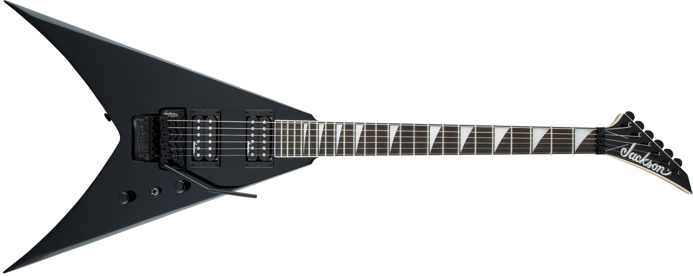 Jackson JS King V JS32 Amaranth Klavye Gloss Black Elektro Gitar