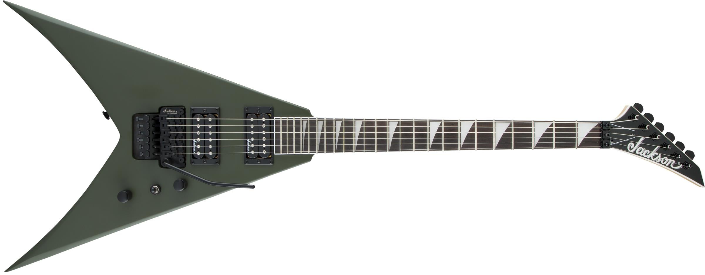 Jackson JS King V JS32 Amaranth Klavye Matte Army Drab Elektro Gitar