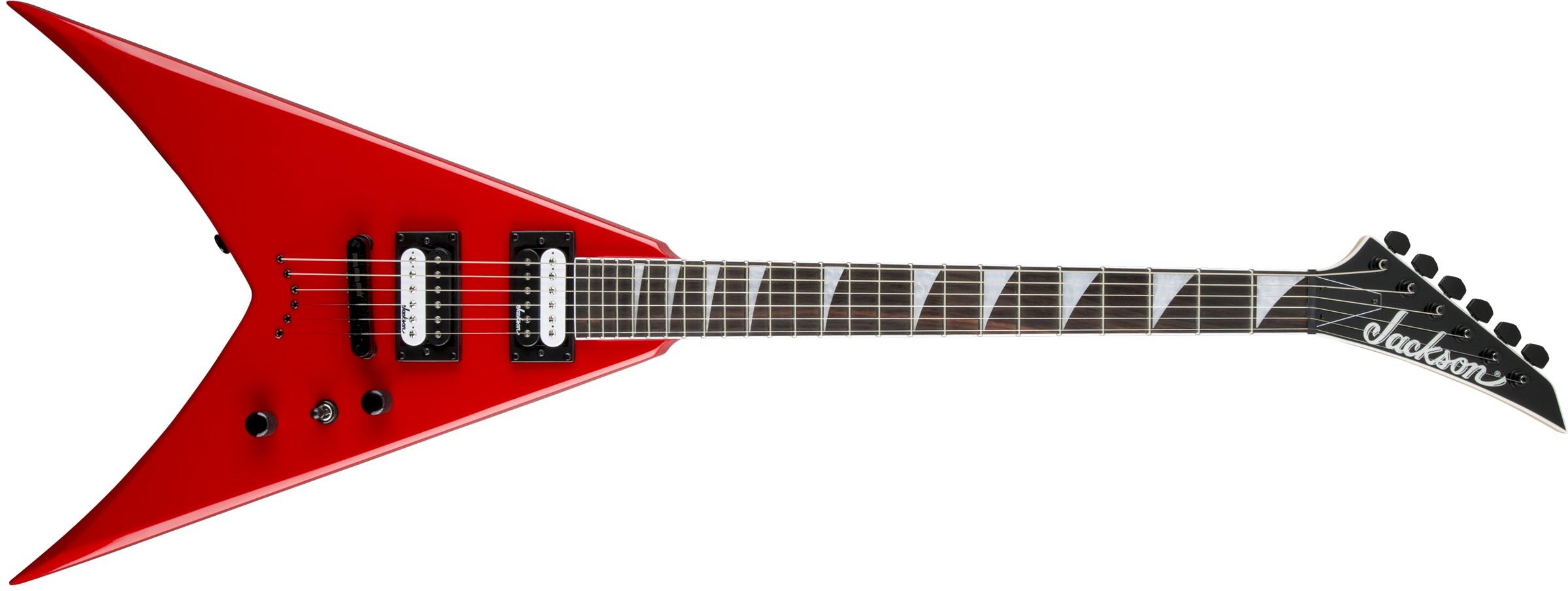 Jackson JS King V JS32T Amaranth Klavye Ferrari Red Elektro Gitar