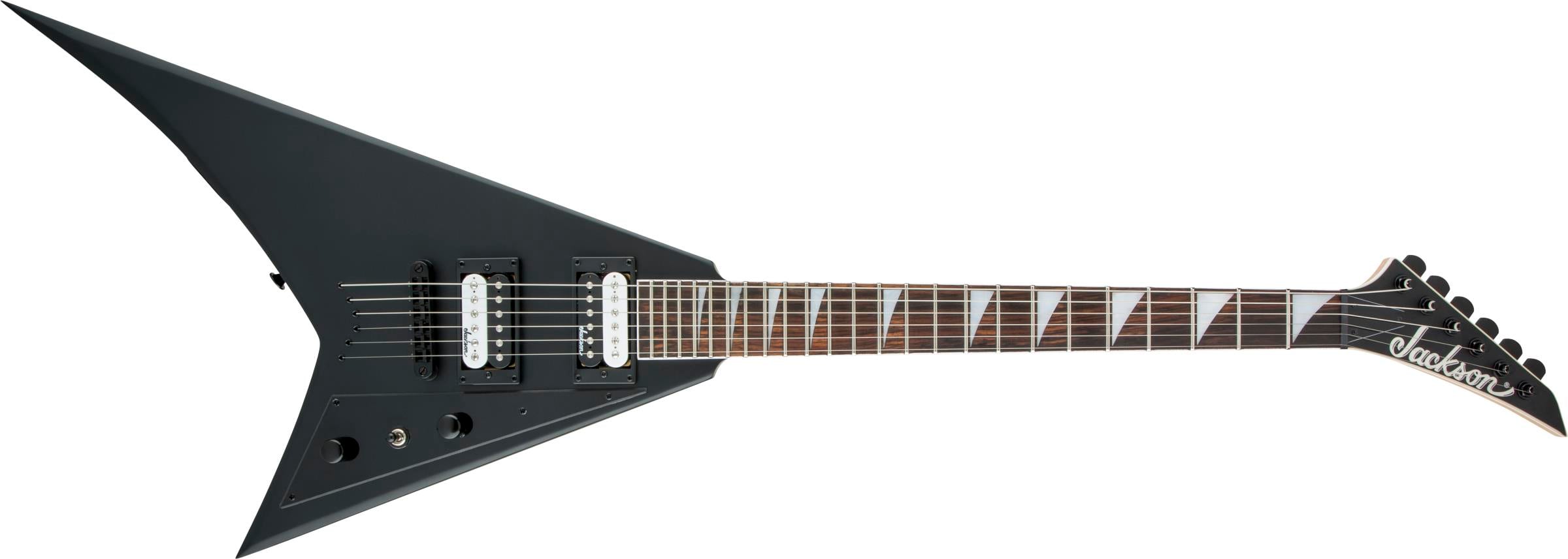 Jackson JS Rhoads JS32T Amaranth Klavye Satin Black Elektro Gitar