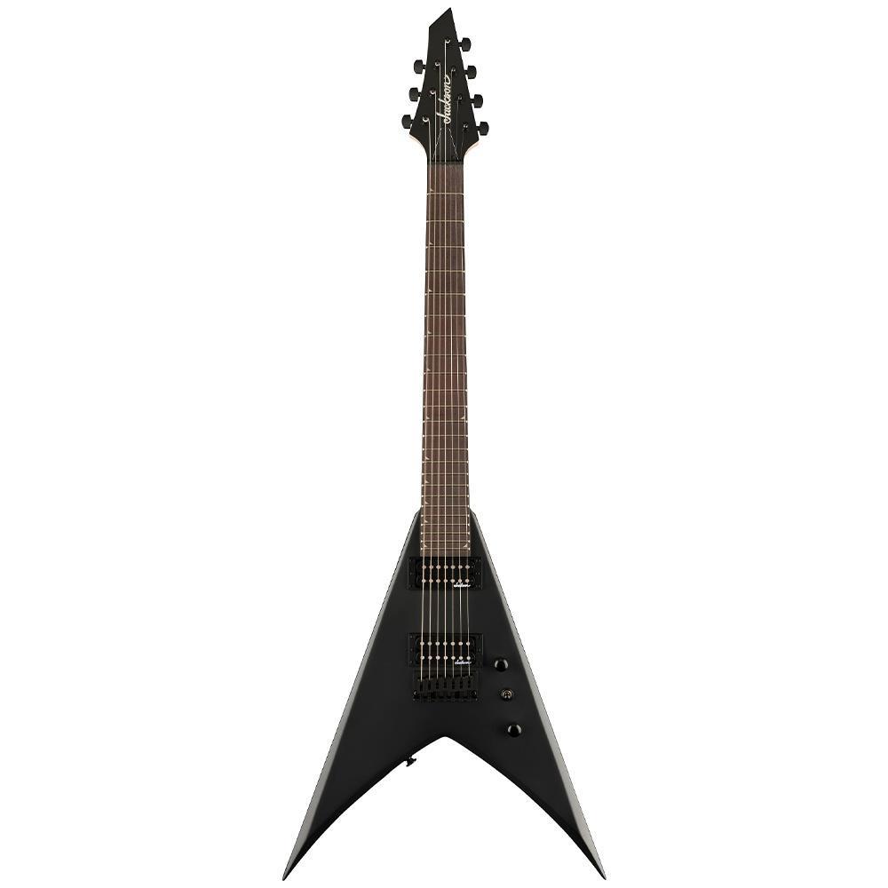 Jackson JS22-7 King V KV HT Amaranth Klavye Satin Black Elektro Gitar