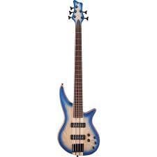 Jackson Pro Spectra Bass SBA V Caramelized Jatoba Klavye Blue Burst 5 Telli Bas Gitar