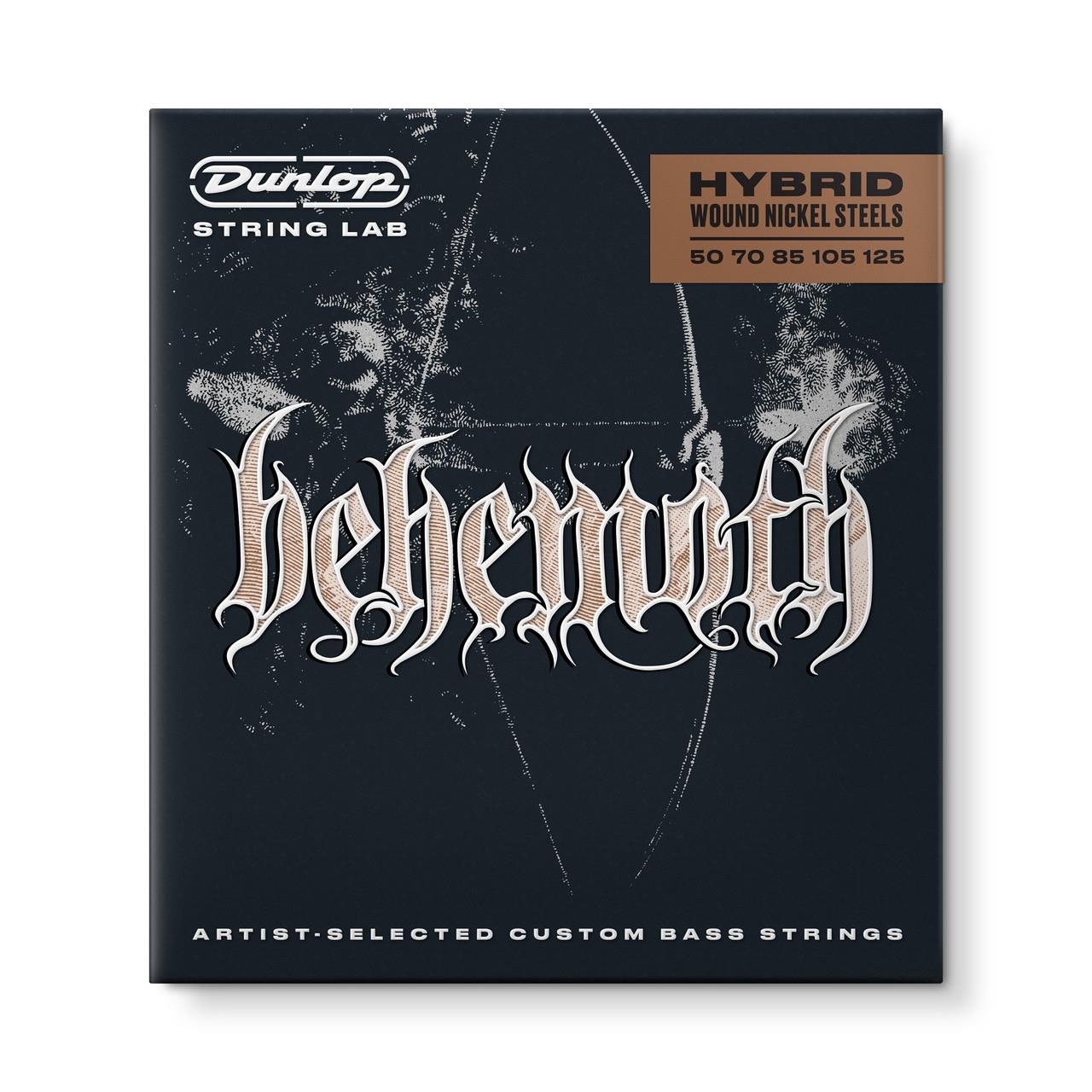 Jim Dunlop Behemoth Hybrid Wound Nikel 5 Telli Bas Teli (50-125)