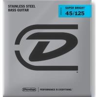 Jim Dunlop DBSBS45125 Super Bright Stainless Steel 5 Telli Bas Gitar Teli (45-125)