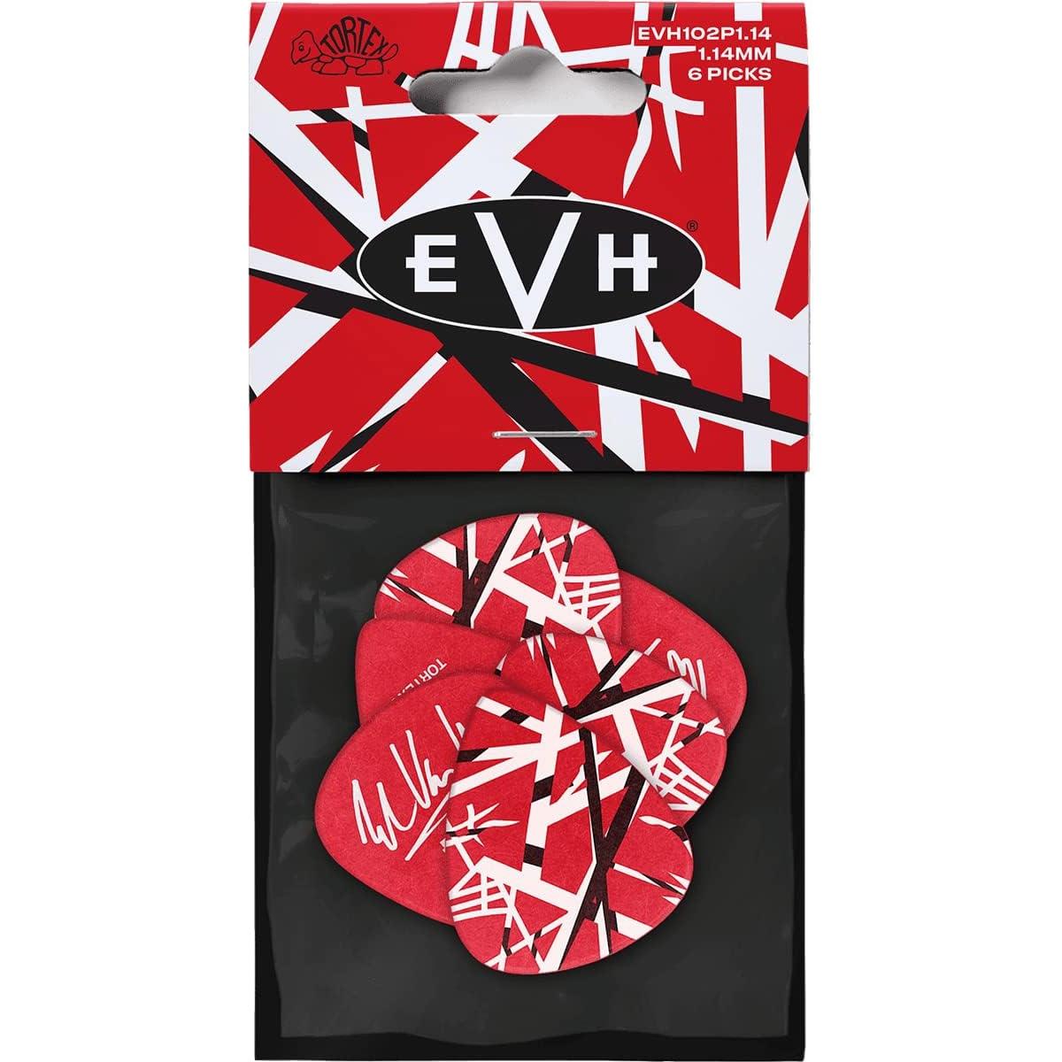 Jim Dunlop EVH102P1.14 EVH Frankenstein 6'lı Paket Pena (1.14 mm)
