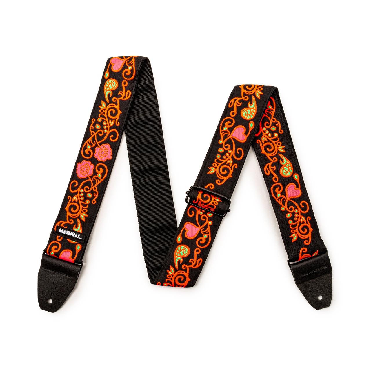 Jim Dunlop JH23 Jimi Hendrix Blacklight Monterey Orange Gitar Askısı