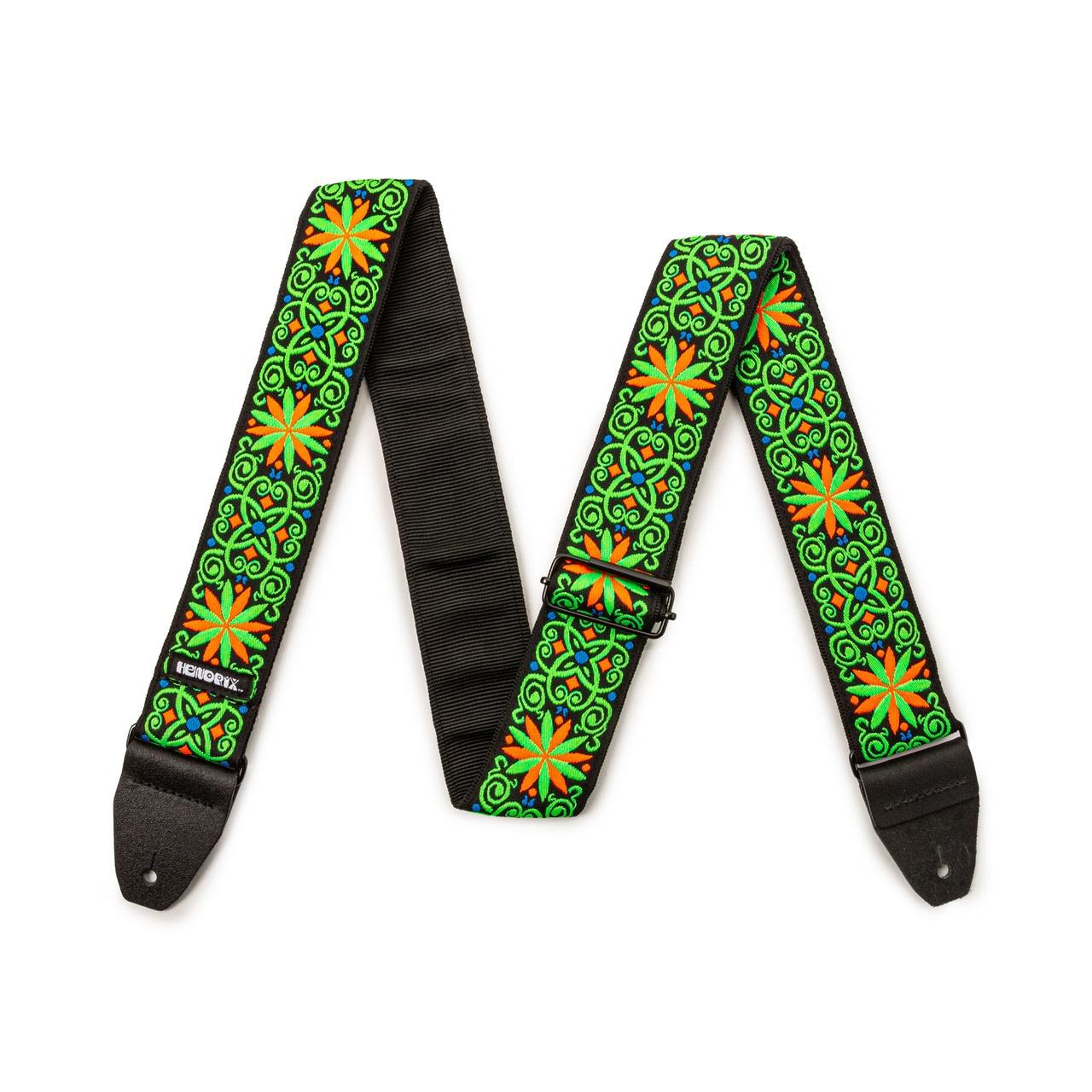 Jim Dunlop JH26 Jimi Hendrix Blacklight Fillmore Green Gitar Askısı