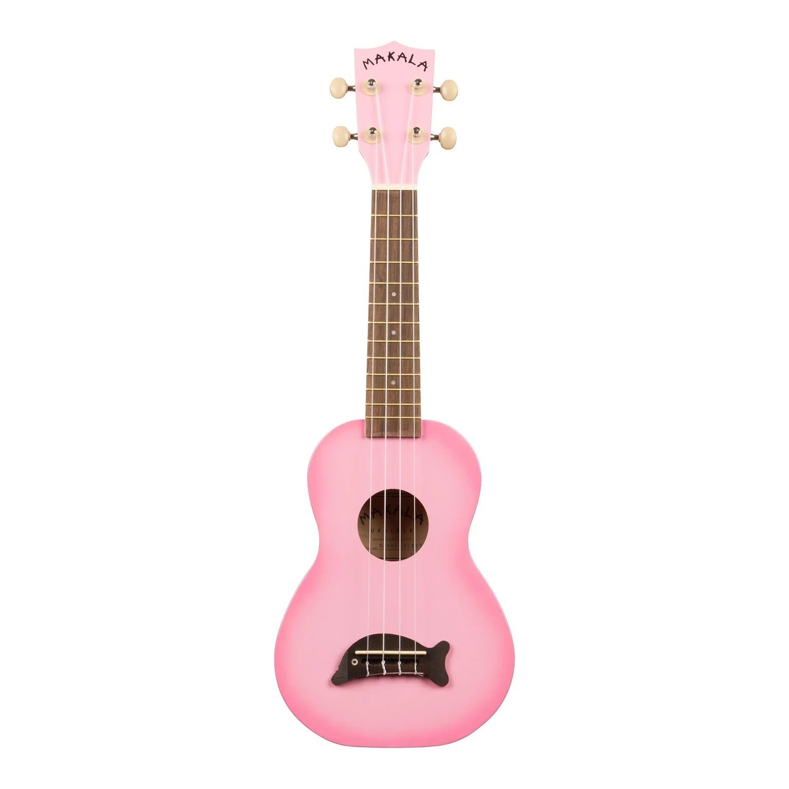 Kala Makala Dolphin Soprano Ukulele (Pink Burst)