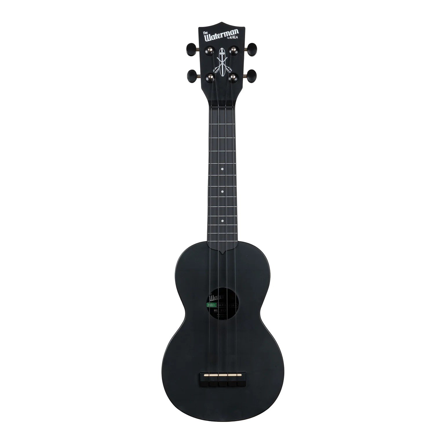 Kala Waterman Recycled Soprano Ukulele (Black Sand)
