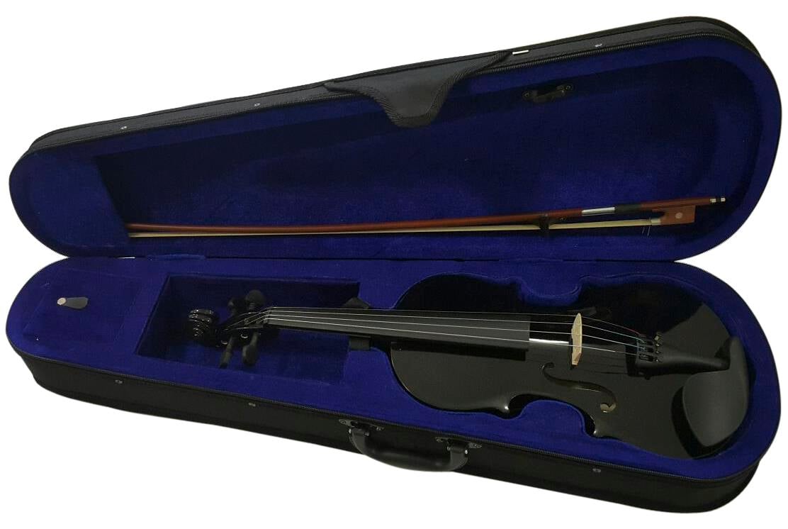 KEMAN, SİYAH, SCALE 4/4, HARDWOOD, KUMAŞ SERT KUTU