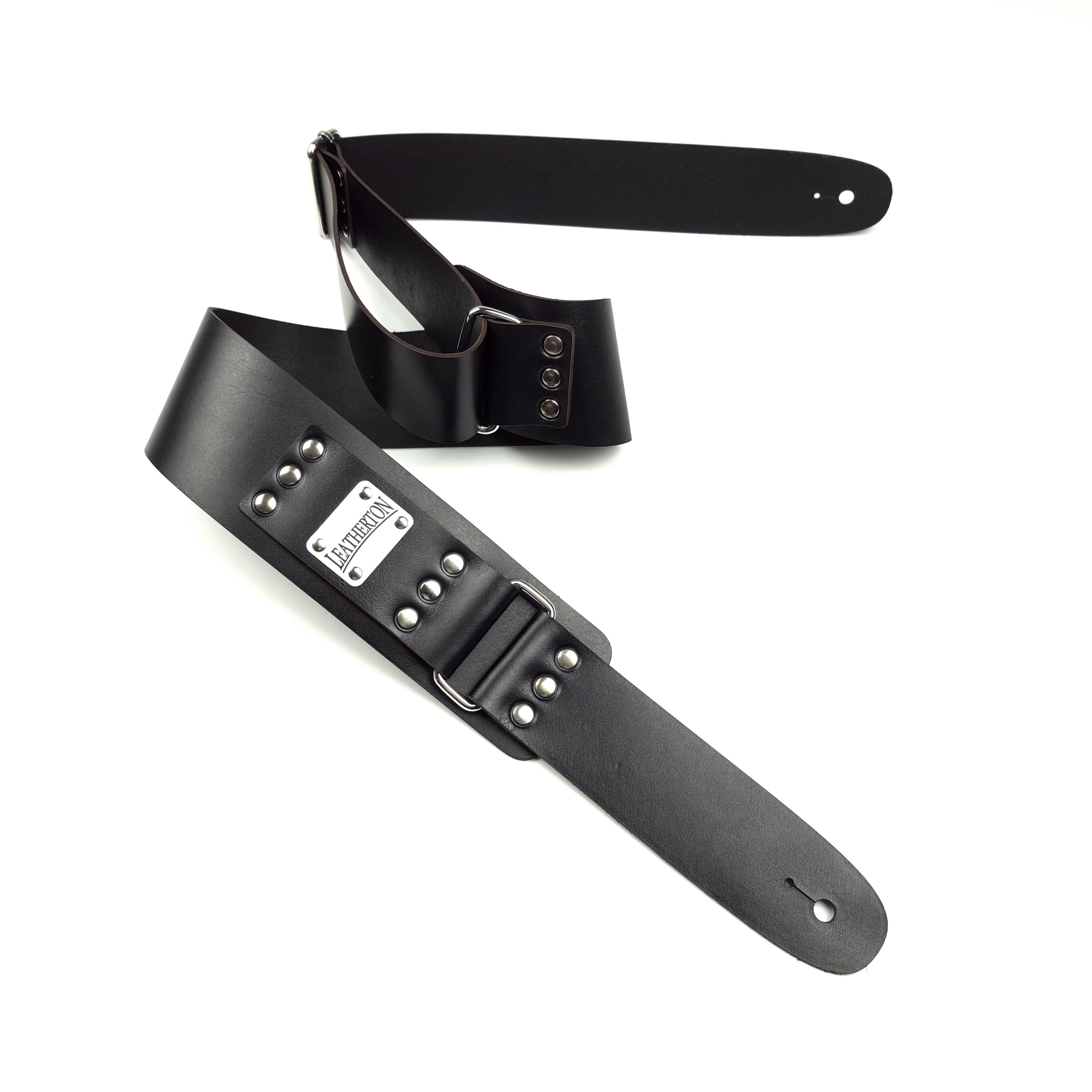 Leatherton LT Loader Hakiki Deri Gitar Askısı (Siyah)