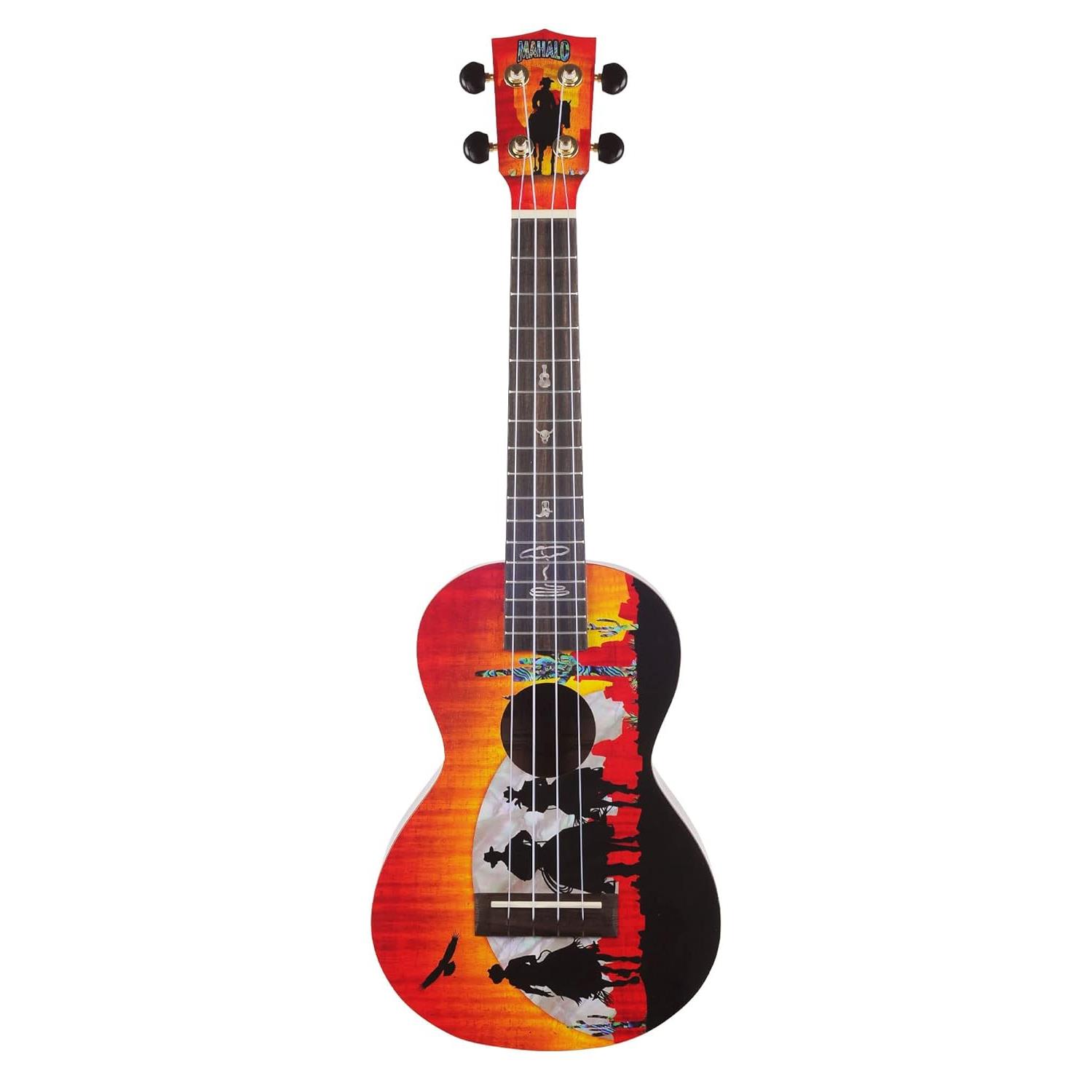 Mahalo MA2WW Artist Elite Series Concert Ukulele (Wild West)