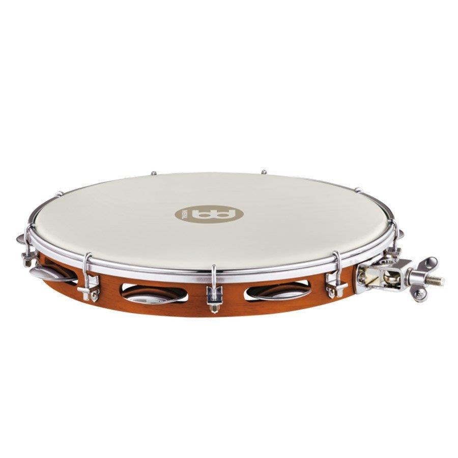 Meinl PA12CN-M-TF-H Pandeiro Chesnut Mountable True Feel Synthetic Head 12