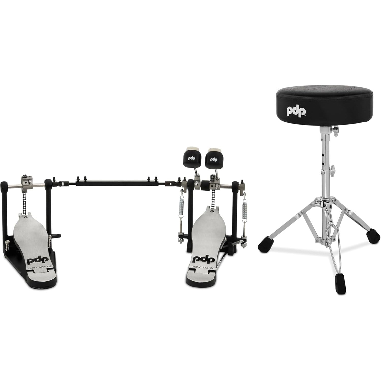 PDP Drums 700 Serisi 2 Parça Aksam Paketi (Tabure & Double Kick Pedalı)