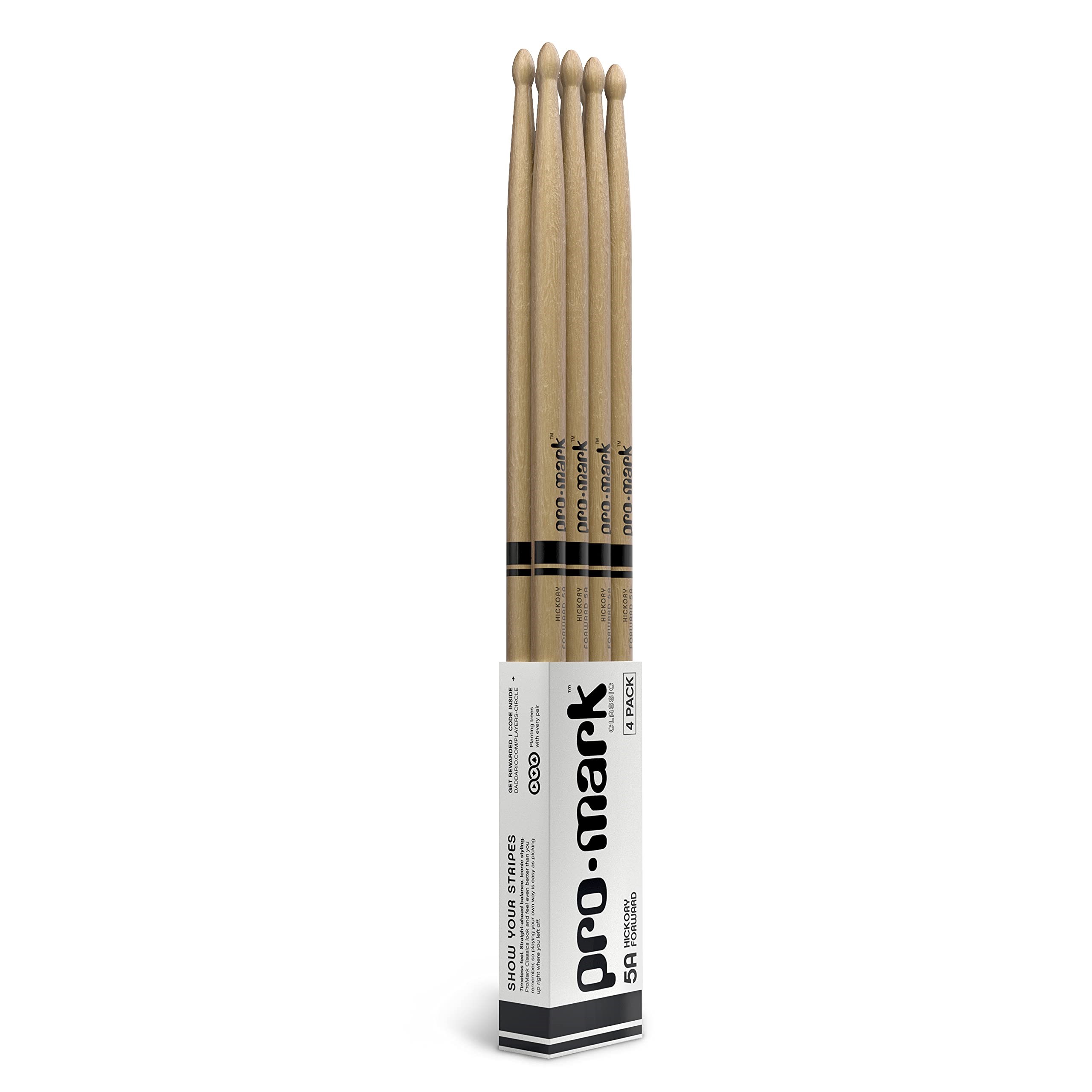 PRO-MARK TX5AW-4P BAGET PAKET 5A HICKORY FORWARD 4 LÜ PAKET