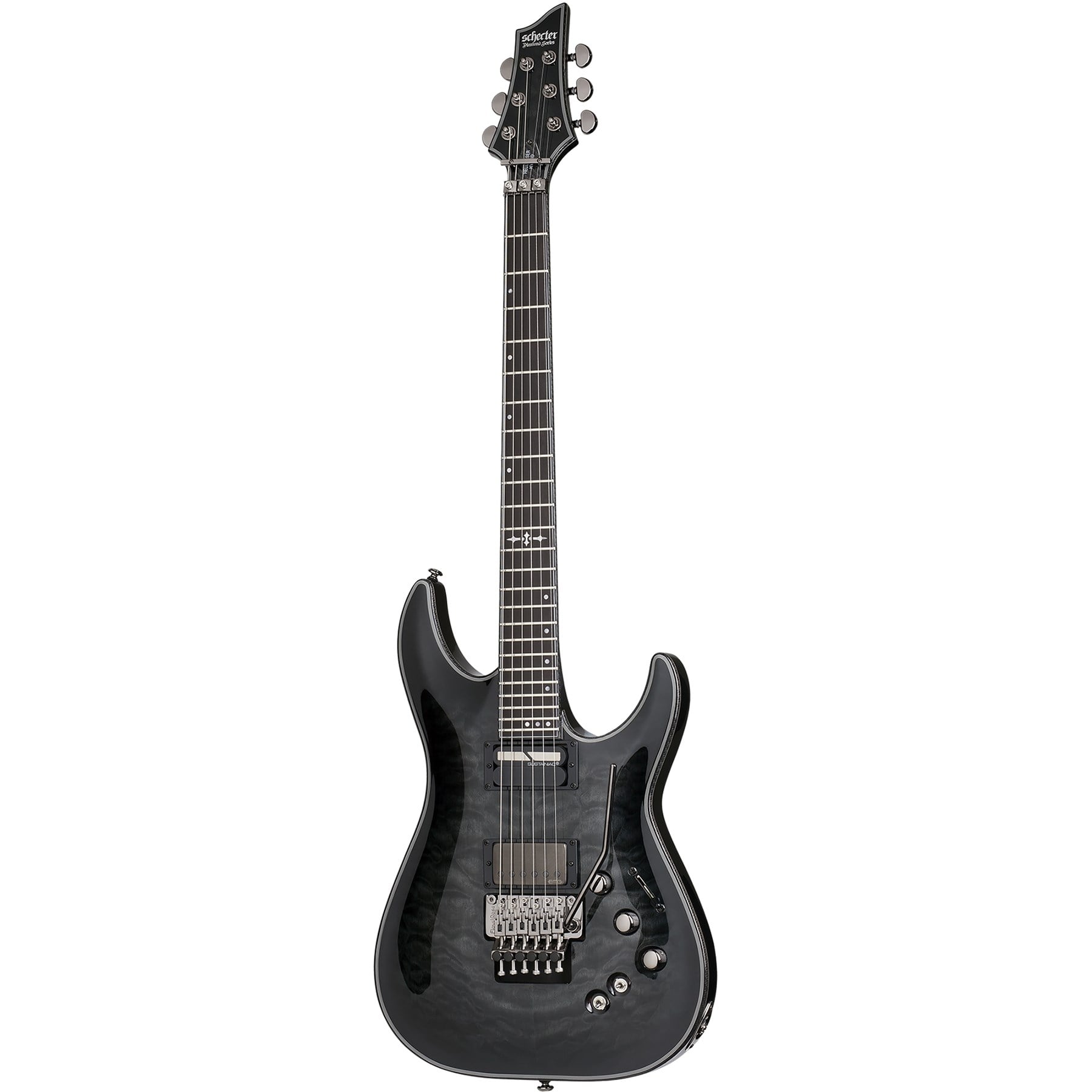 Schecter Hellraiser Hybrid C-1 FR S Elektro Gitar (Trans Black Burst)