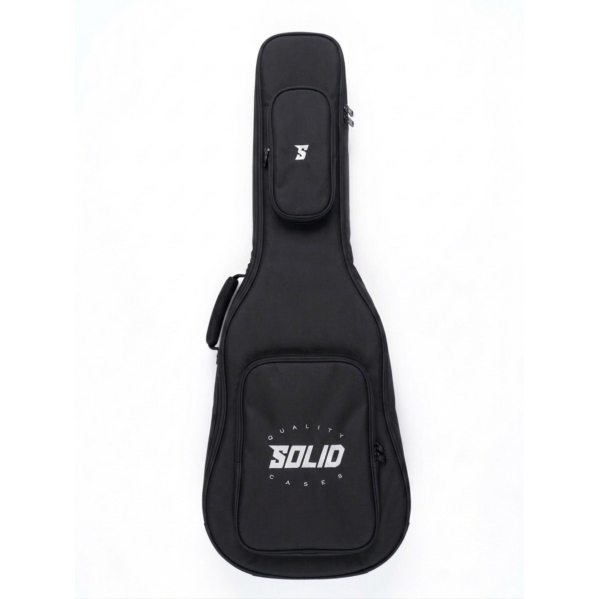 Solid Case Elektro Gitar  Premium Gigbag (Siyah-Gri)