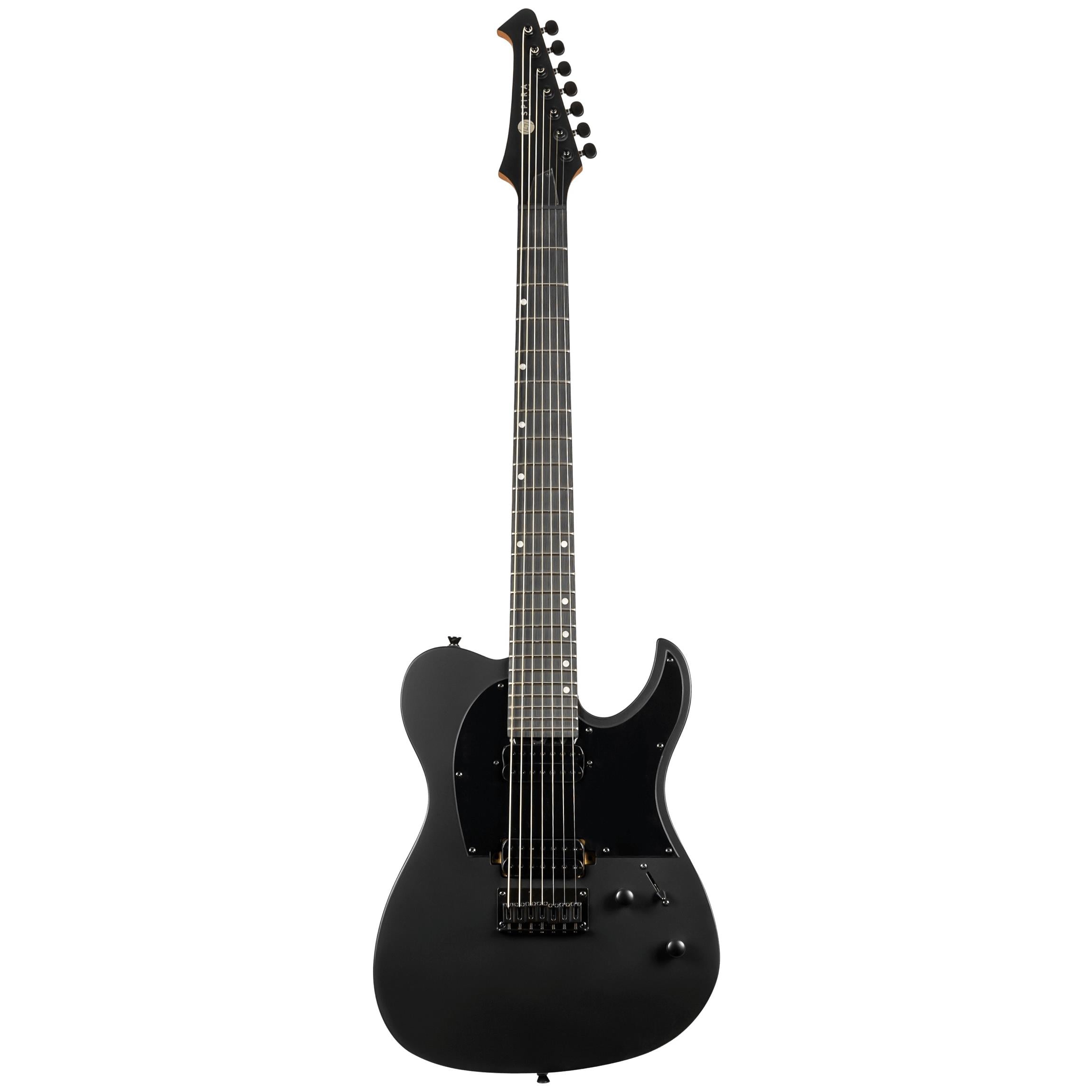 Spira T-407 MBK 7 Telli Elektro Gitar (Mat Siyah)
