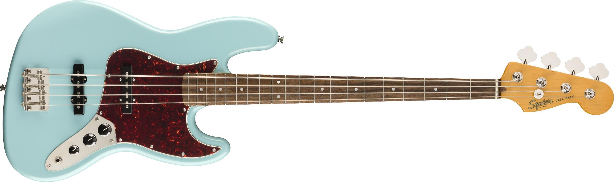 Squier Classic Vibe 60s Jazz Bass Laurel Klavye Daphne Blue Bas Gitar