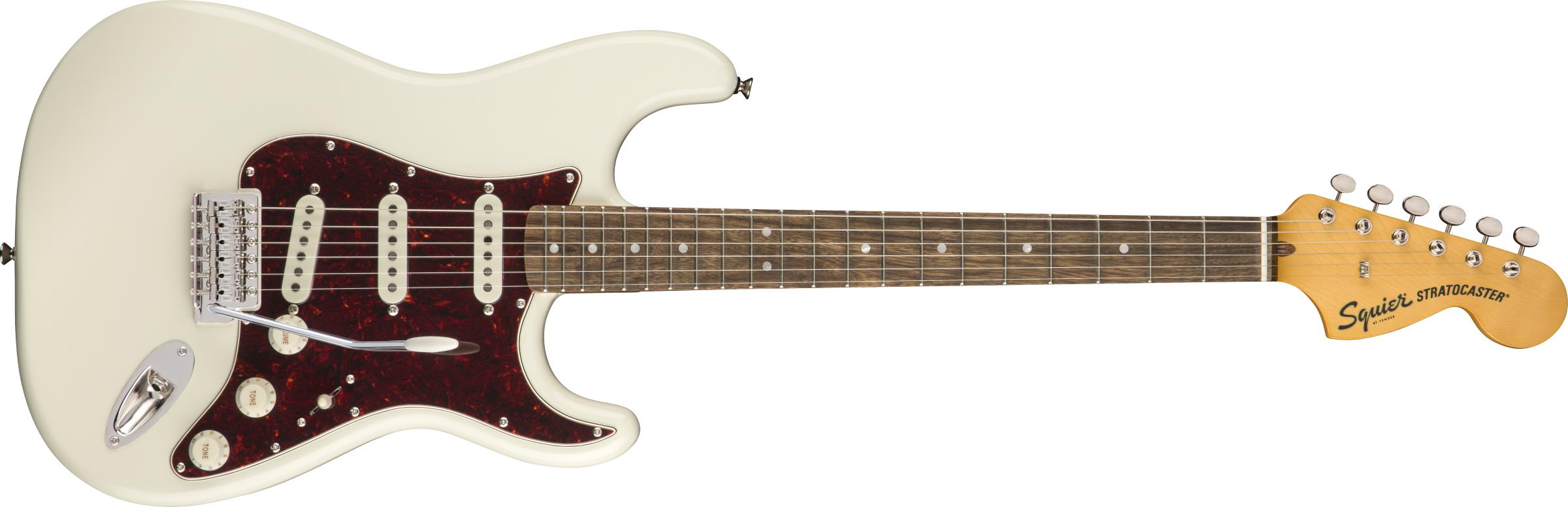 Squier Classic Vibe 70s Stratocaster Laurel Klavye Olympic White Elektro Gitar