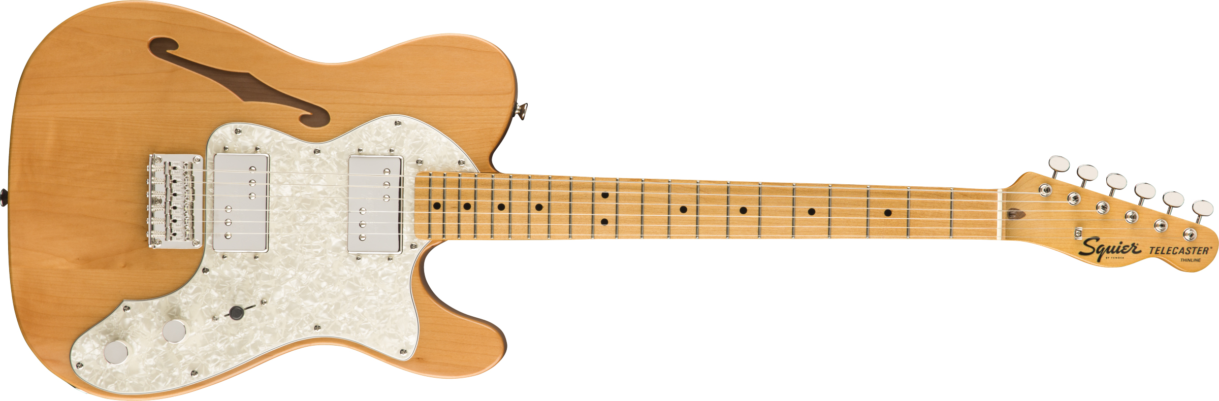 ギター SQUIER '70s Telecaster Thinline Squier Classic Vibe 70s Telecaster Thinline Akçaağaç Klavye