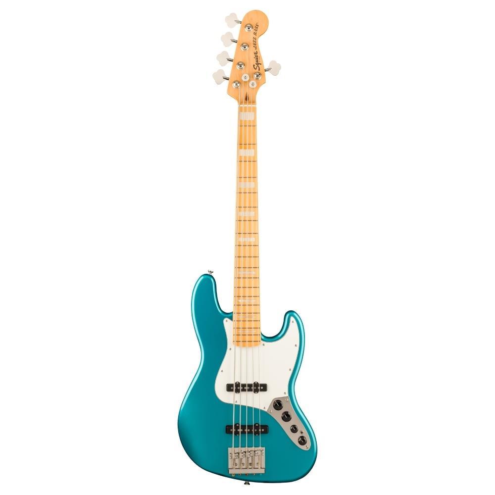 Squier Classic Vibe Active 70s Jazz Bass V Akçaağaç Klavye Ocean Turquoise 5 Telli Bas Gitar