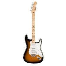 Squier FSR Sonic Stratocaster HSS Akçaağaç Klavye WPG 2 Ton Sunburst Elektro Gitar
