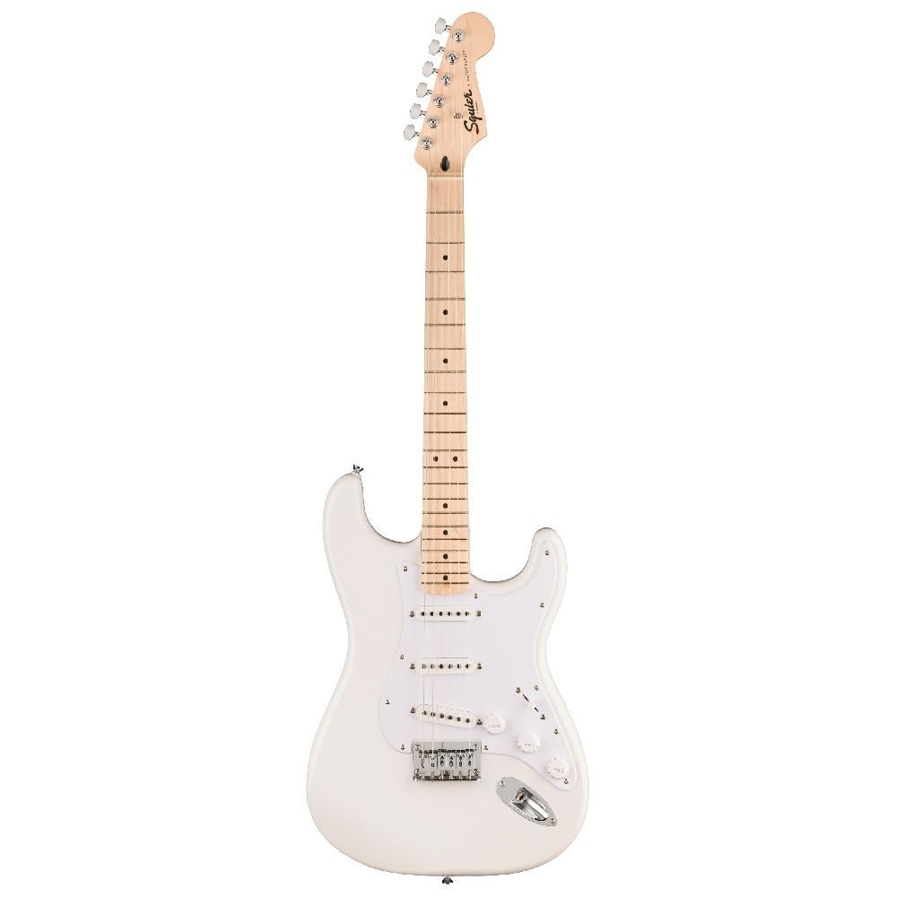 Squier Sonic Stratocaster Hard Tail Akçaağaç Klavye WPG Arctic White Elektro Gitar