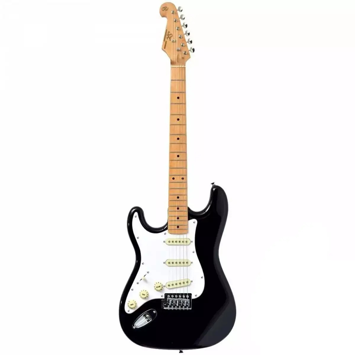 SX SST57+ 3/4 Solak Elektro Gitar (Siyah)
