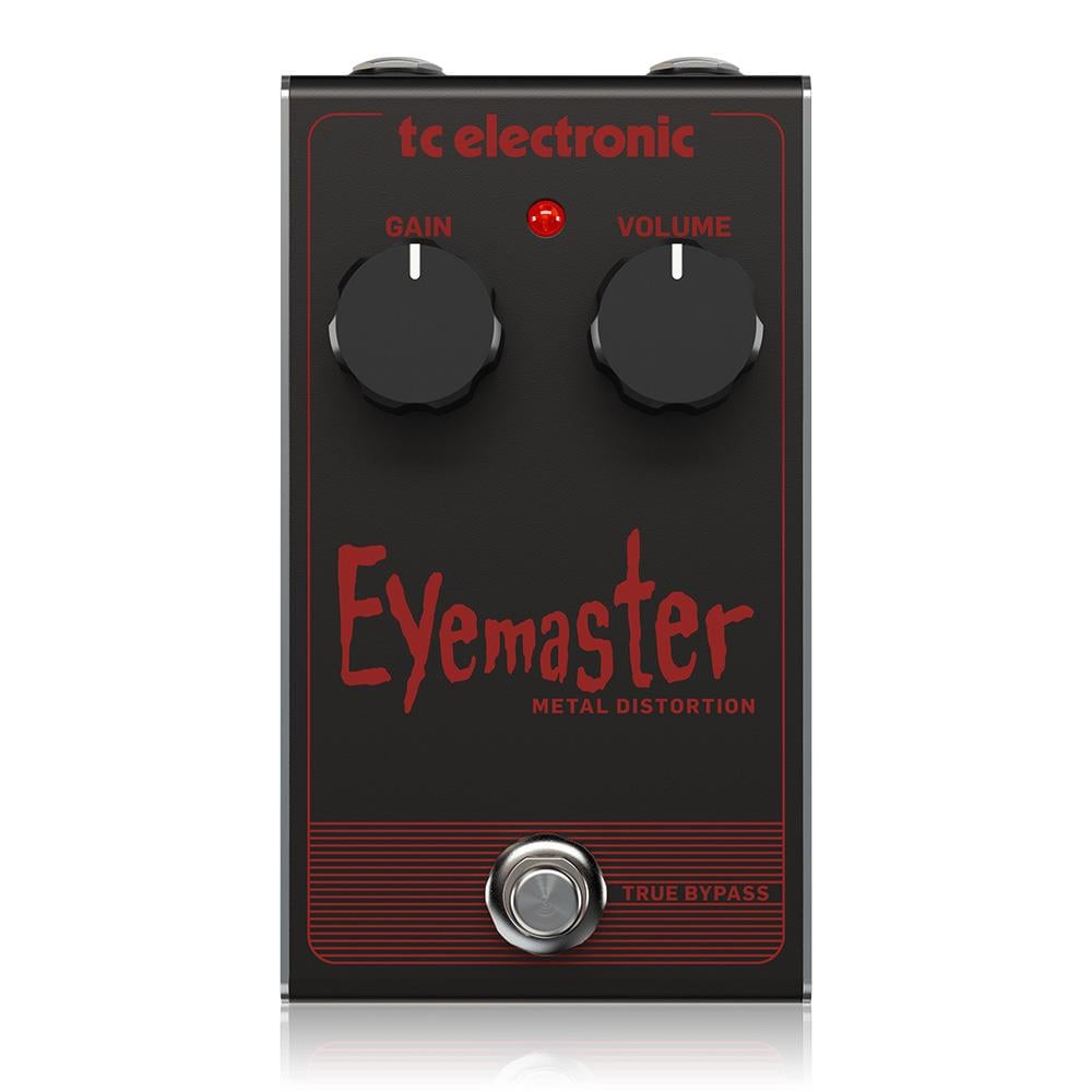 TC Electronic EYEMASTER METAL DISTORTION Skull-Pounding Metal Distortion Pedal