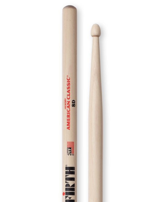 VICFIRTH 8D BAGET HICKORY, 0.540