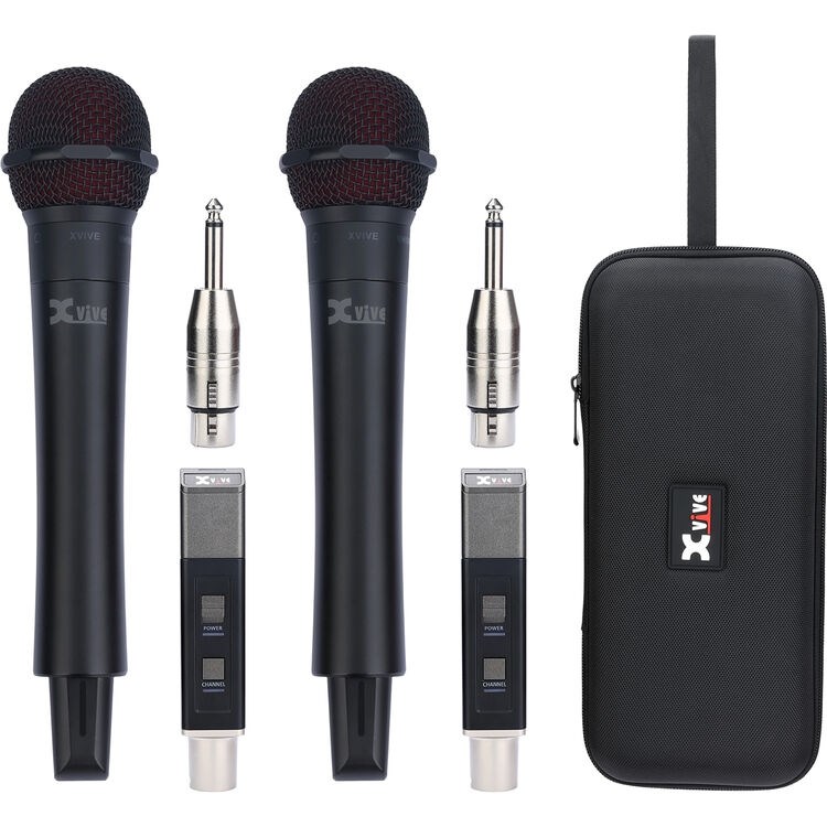 Xvive Audio M5D Çift Kablosuz El Mikrofonu Sistemi (5.8 GHz)
