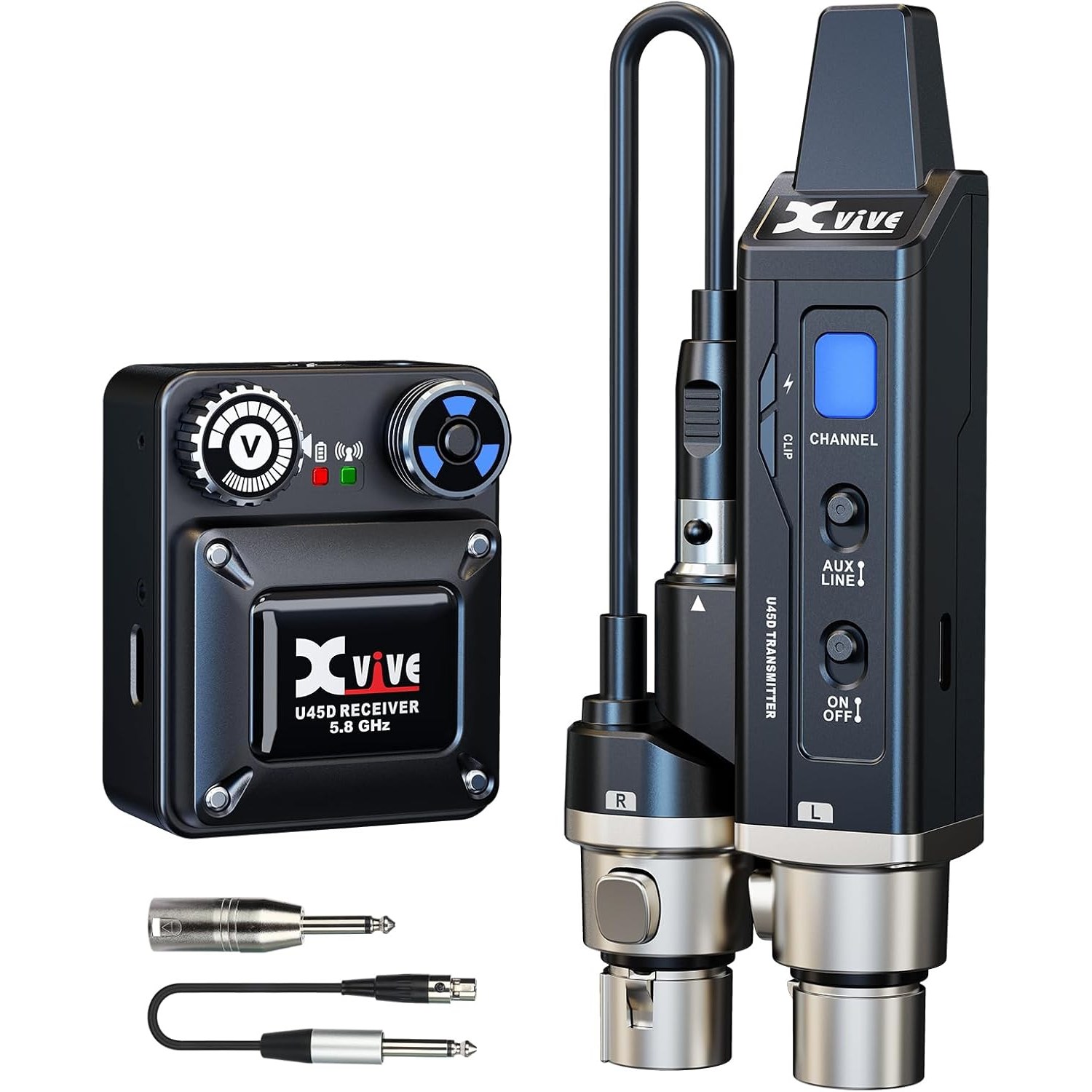 Xvive U45D Stereo Kablosuz In-Ear Monitor Sistemi
