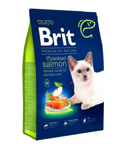 Brit Premium Sterilized Somonlu Kedi Maması 8 Kg