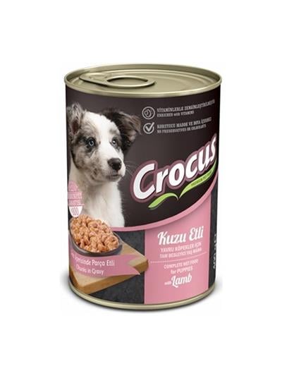 Crocus Yavru Köpek Kuzu Etli Yaş Mama 400 gr