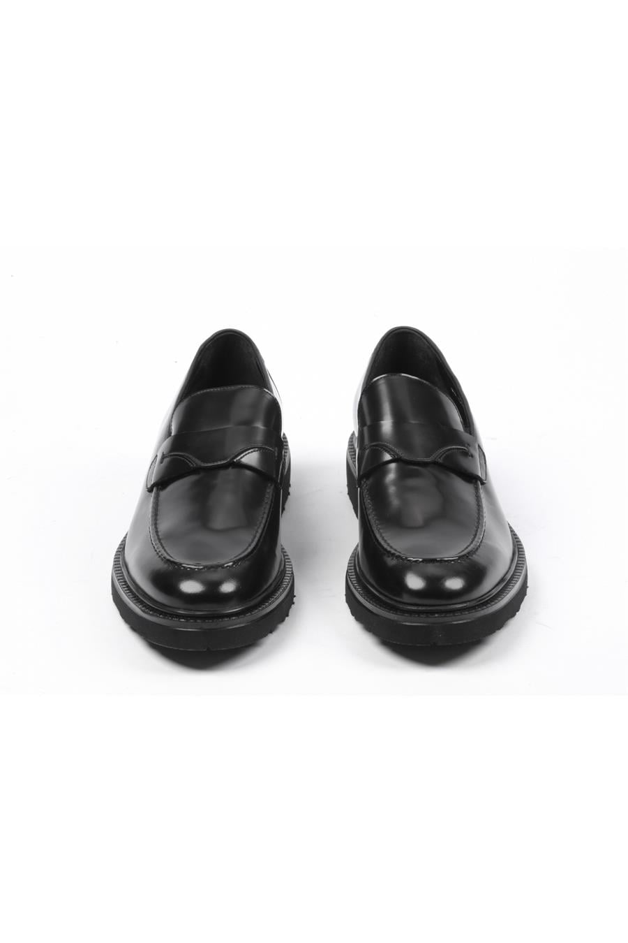Babil Step 01 Business Line Erkek Ayakkabı Black Leather
