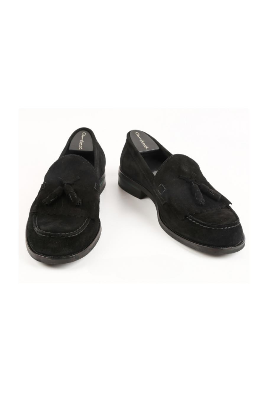 Corcık Everyday  El Yapımı  Casual Erkek Ayakkabı Siyah Nubuck