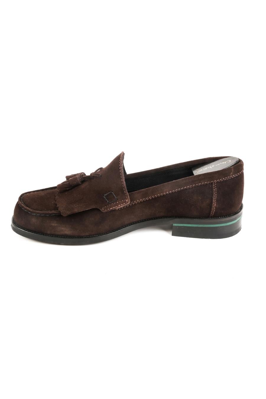 Corcık Everyday  El Yapımı  Casual Erkek Ayakkabı Kahve Nubuck
