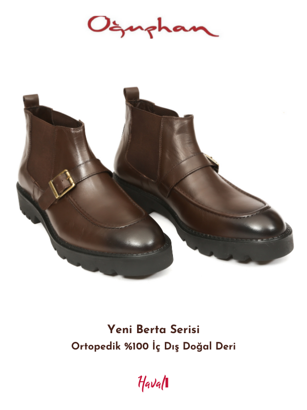 Golden Berta Tk Casual Erkek Bot Kahve